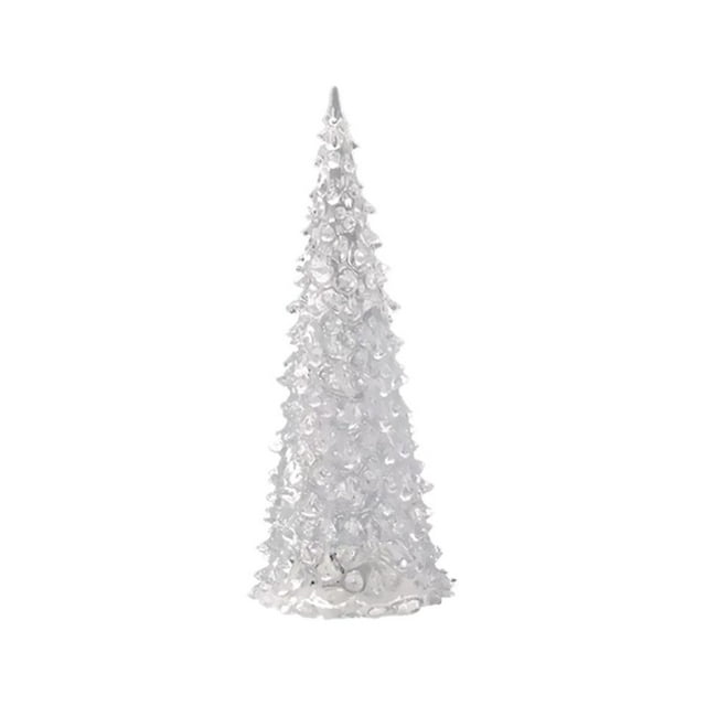 Lighted Christmas Tree MINI TREE 12CM 17CM 22CM Tramsparent Acrylic Home Decoration Accessories Colorful