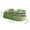 Green, variant on Ceramic Dual Bowl Pet Feeder with Automatic Circulating Water, USB Powered Quiet Fountain with Tilted Neck Support, Non-Slip Easy to Clean Design for Daily Fresh Hydration