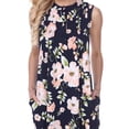 thumbnail image 3 of White Mark Women's Sleeveless Tunic Top, 3 of 3