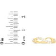 thumbnail image 5 of Floreo 10k Yellow Gold 5mm Infinity CZ Ring, Sizes 4 - 10, 5 of 5