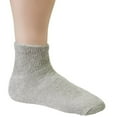 thumbnail image 3 of USBingoshop 12 Pairs Mens Black Gray White Physicians Approved Cotton Ankle Diabetic Socks, 3 of 5