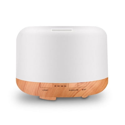 

Toyella 500ML Non-printed Colorful Wood Grain Ultrasonic Humidifier Household Mute B Colorful wood grain EU