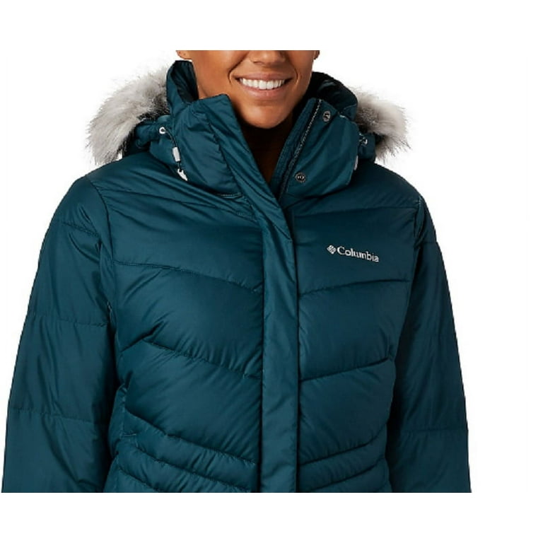 Columbia Women's Peak to Park Winter Jacket Green Size Medium
