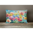 thumbnail image 4 of Carolines Treasures DAC1545PW1216 16 x 12 in. Unisex Anemones in Watercolor Fabric Decorative Pillow, 4 of 4