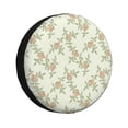 thumbnail image 1 of Fotbe Rose Funda de Llanta de Repuesto con Estampado, Engrosada, Ajuste Universal para Jeep, Remolque, RV, SUV, Camión-16 inch, 1 of 6