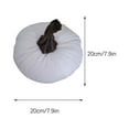 thumbnail image 5 of Gallickan Pumpkin Pillow, 7.8" Halloween Pumpkin Throw Pillow Fall Pillow Thanksgiving Cushion Pumpkin Shaped Throw for Halloween Pillow Bedroom Sofa Couch Fall Decor, White, 5 of 6