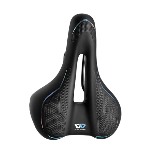 S SERENABLE Bicycle Saddle Mountain Bike Saddle for Cycling Mountain Road Bikes Exercise Colorful