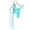Blue, variant on Boho Handmade Woven Rope Keychain Cup Bottle Bag Pendant