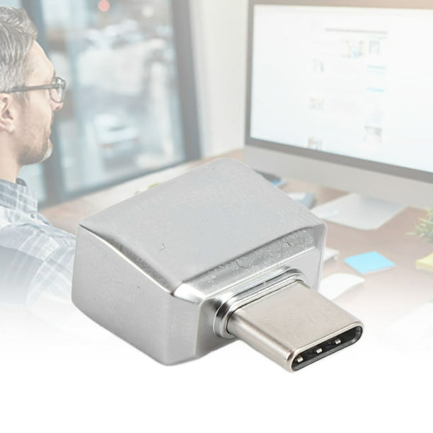 Lector de Huellas Digitales Biométricos, Aleación de Zinc 360 Grados Touch USB C Digitales lector para PC