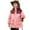 Pink, variant on KYAIGUO Unisex Kids Toddler Winter Thick Down Coats Winter Windproof Puffer Down Jackets with Hoodie 5-15T Teenagers Color Blocking Waterproof Outwears