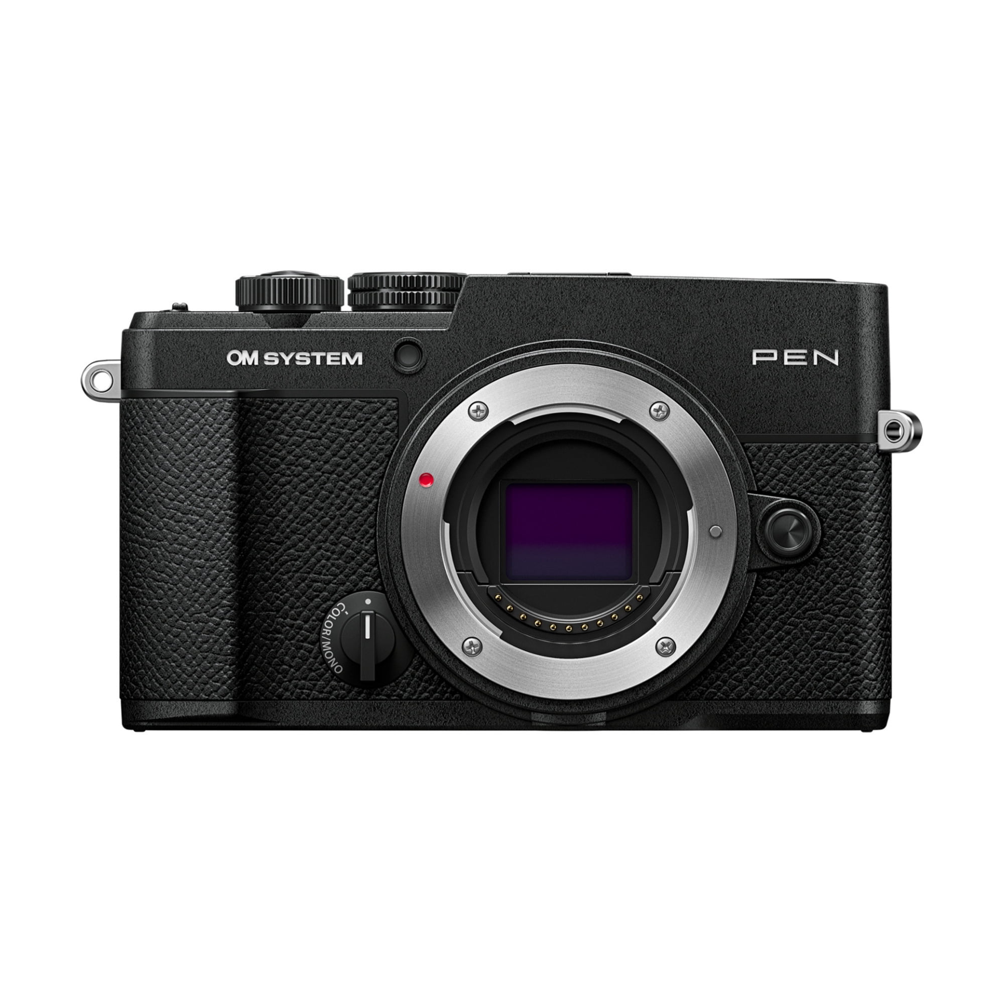 OM SYSTEM PEN 20.4MP Mirrorless Camera with 4K Video Recording, 5-Axis Stabilization, 3-inch Touch LCD, and Wi-Fi and Bluetooth Connectivity (Black)