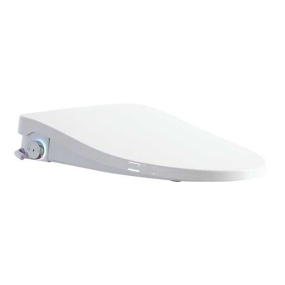 Smart Bidet Toilet Seat with Side Knob | Adjustable heat, auto open/close, night light, easy installation