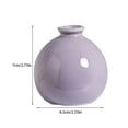 thumbnail image 3 of Jarrón de cerámica Inteprter Elegante para arreglos florales decoración del hogar Blanco, 3 of 6