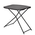 thumbnail image 2 of Mesa Plegable Plástico Negra Jardín Chica Servicio Mesita Exterior Auxiliar Mueble, 2 of 7