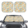 thumbnail image 2 of Sikiie Peanuts 8 Print Foldable Car Windshield Sun Visor, Car Window Sunshade Suitable for Sedan, SUV and Truck Car Accessories-Small, 2 of 6