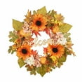 thumbnail image 1 of LILELIS Fall Hanging Autumn Maple Leaves Garland For Garden Party Thanksgiving Fireplace Wedding Wreath Ribbon Sunflower Wreath Small, 1 of 8