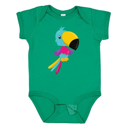 

Inktastic Colorful Parrot Cute Parrot Tropical Parrot Gift Baby Boy or Baby Girl Bodysuit