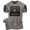 T-Shirt Warm Grey Branded, variant on Gymish You VS You Workout T-Shirt for Men, Funny Gym Shirt, Lifting Tee, Deadlift Fitness Top, Warm Grey, Small