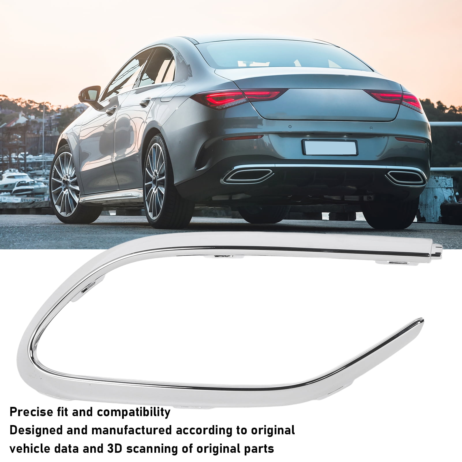 KIT GRILLES INFÉRIEURES DE PARE-CHOCS AVANT AVEC TROUS ANTIBROUILLARD