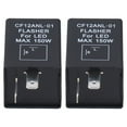 thumbnail image 4 of Electronic LED Flasher, LED Flasher Relay, Waterproof Impact Resistance Small Size Easy To Install for Car Automotive, 4 of 7