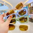 thumbnail image 2 of Gafas de sol con forma de huevo, gafas para niños, gafas de sol con degradado de color, diseño elegante, 2 of 6