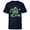 Navy, variant on Marvel Super Heroes Hulk Green Shamrocks St. Patrick's Day - Short Sleeve T-Shirt for Kids - Customized-White