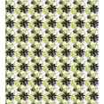 thumbnail image 3 of Ambesonne Modern Duvet Cover Sets, Flourishing Flowers Art, 2-King, Grey Black Pale Green, 3 of 7