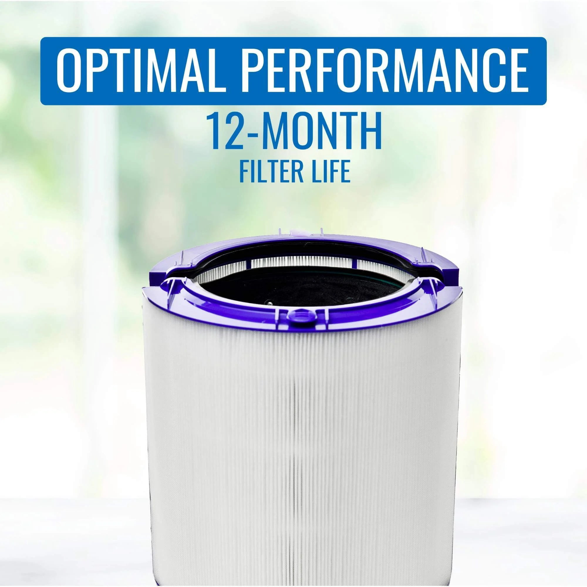Filters Fast Compatible Replacement Dyson TP04 Air Purifier Filter, Size: ‎9.02" x 8.94" x 7.36"