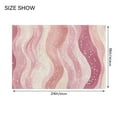 thumbnail image 4 of Yayeee Bath Rug for Bathroom Floor Non Slip Rectangle Fluffy Soft Absorbent Mat, 16"x24", Soft Brown Pattern, 4 of 7