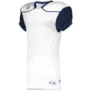 RUSSELL COLOR BLOCK GAME JERSEY (AWAY), XL, WHITE/NAVY