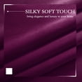 thumbnail image 3 of Velvet Curtains 84 inches Long Soft Velvet Curtains Grommet Velvet Thermal Insulated Curtains Window Treatment for Bedroom Light Filtering Velvet Curtains Set of 2 Panels, 3 of 7