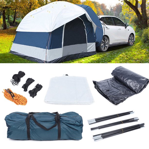 Oukaning SUV Universal Camping Tent 4 Person Camping Tents Canopy Car