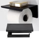 thumbnail image 5 of Soporte de papel higiénico Ticfox Acero inoxidable Negro, 5 of 12