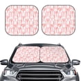 thumbnail image 6 of Lsque Cute Rabbit Carrot 2 PCS Windshield Sun Shade | CarFoldable Window Covers | Car Accessories Reflect UV for Universal Cars SUV Truck | Medium, 6 of 7