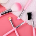thumbnail image 6 of Fridja 5 Pcs Makeup Brush Set Pink Black Eye Shadow Brush Lip Brush Blush Brush Eyelash Brush, 6 of 6