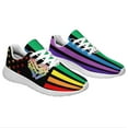 thumbnail image 5 of Unisex Rainbow Sneakers, LGBT Shoes for Men Women Lightweight Breathable Running Shoes White Size 9, 5 of 7