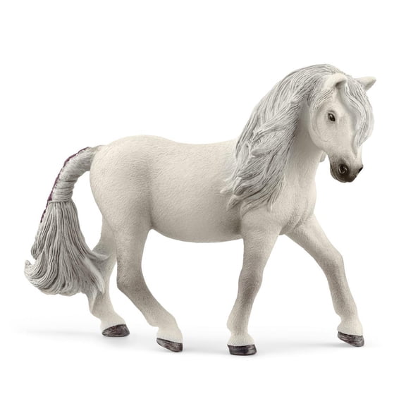 Schleich Horse Club Realistic Island Pony Mare Horse Figurine - Island Pony Mare Horse Action Figure Toy for Boys and Girls, for Kids Ages 5 