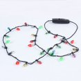 thumbnail image 4 of 1 Pcs Mini Flashing Light-up Blinking Christmas Lights Costume Necklace 8 LED Bulbs, 4 of 7