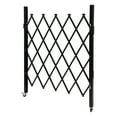 thumbnail image 4 of Rolling Barricade Security Gate Single Folding Doors Scissor Gate with Padlock, 4 of 8