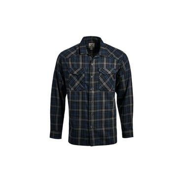 Vertx Canyon Valley Flannel - Men's, River Shade Plaid, Medium, F1 VTX1501 RVSP