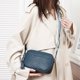 thumbnail image 5 of Bolso para teléfono móvil de mujer bolso informal de piel auténtica con correa ancha y ajustable, 5 of 9