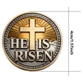 thumbnail image 3 of Moneda conmemorativa de Pascua de 2026 | Recuerdo de colección para las fiestas | Regalo de Pascua de edición limitada para coleccionistas | Decoración y recuerdo para las fiestas religiosas, 3 of 9