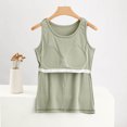 thumbnail image 3 of Wdfiry Womens Ribbed Sleeveless Shirts Fashion Casual Solid Color Pullover Round-neck Tank Tops Summer Loose Fit Workout Sleeveless Tees, 3 of 5