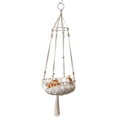 thumbnail image 1 of Hweilai Hamac Suspendu pour Chat Panier Tressé à la Main Lit Balançoire pour Chat Maison pour Chats Intérieur Fenêtre, 1 of 5