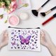thumbnail image 5 of Bolsa de maquillaje con diseño de mariposa, bolsa de lona para cosméticos, estuche multiusos para bolígrafos, neceser con cremallera, neceser de viaje, monedero, kit de supervivencia portátil., 5 of 6