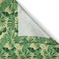 thumbnail image 3 of Ambesonne Jungle Kitchen Curtains, Brazil Forest Foliage, 55"x45", Eggshell and Green, 3 of 3