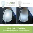 thumbnail image 4 of Sigalux Dimmable E26 LED Light Bulb, 60W Equivalent, Energy Star Certified, 4 of 8