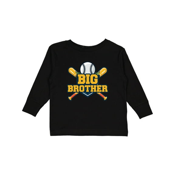 Inktastic Big Brother Baseball Boys Long Sleeve Toddler T-Shirt