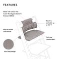 thumbnail image 2 of Cojín para trona Stokke Tripp Trapp Classic Icon gris, 2 of 6