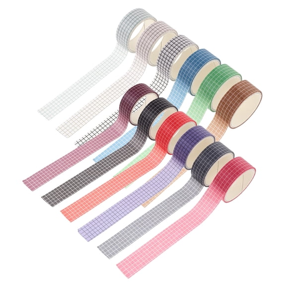LOLIPPYY Vintage-Inspired Washi Tape Set with Assorted Colors for Scrapbooking, Crafting, and Home Decoration